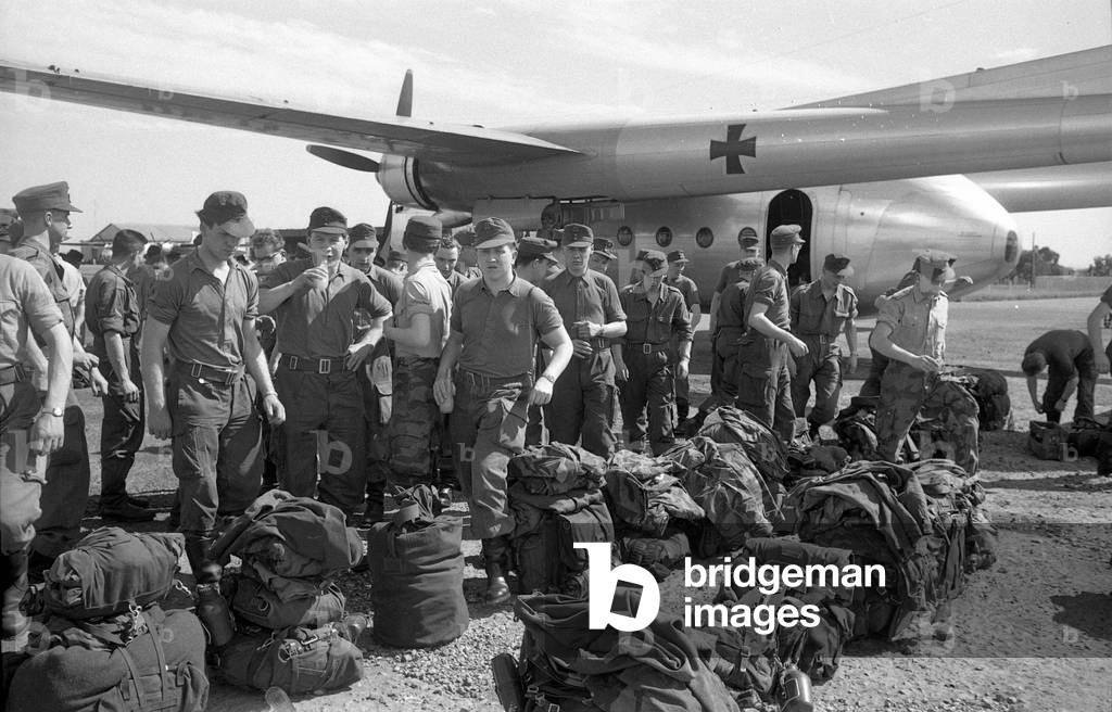 Earthquake in Agadir, 1960 (b/w photo)