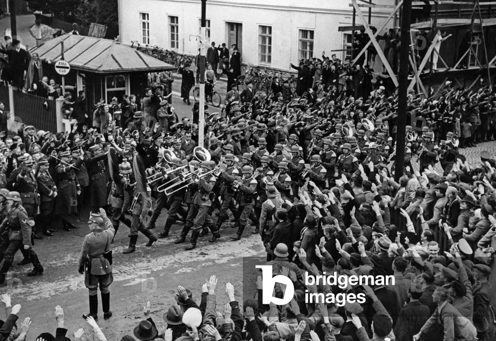 Occupation of the Sudetenland by German troops, 1938