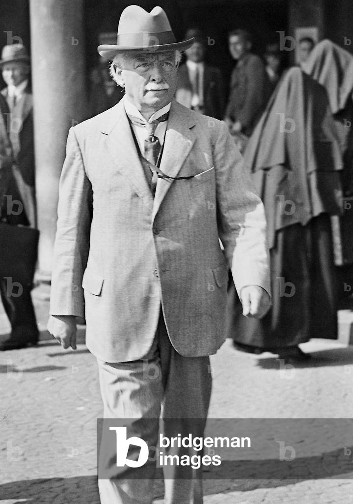 David Lloyd George in Munich, 1936 (b/w photo)