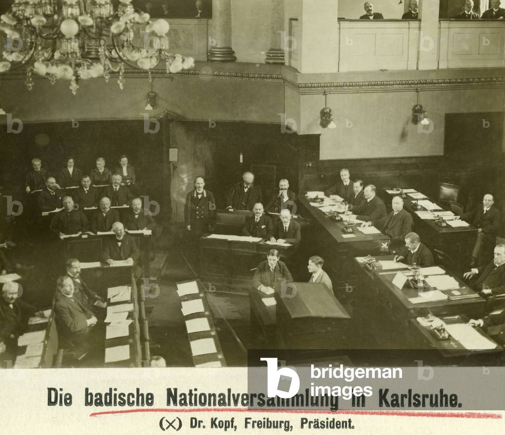 Session of the Baden National Assembly, 1919