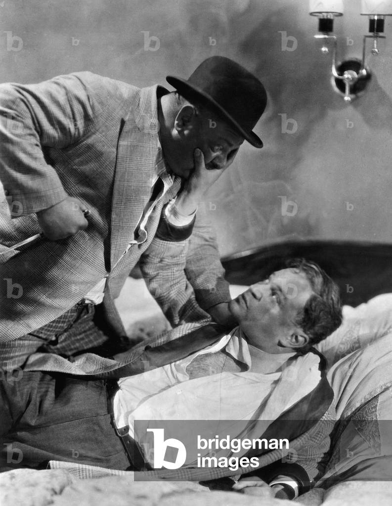 Fritz Kortner and Heinrich George in 'The Other', 1930 (b/w photo)