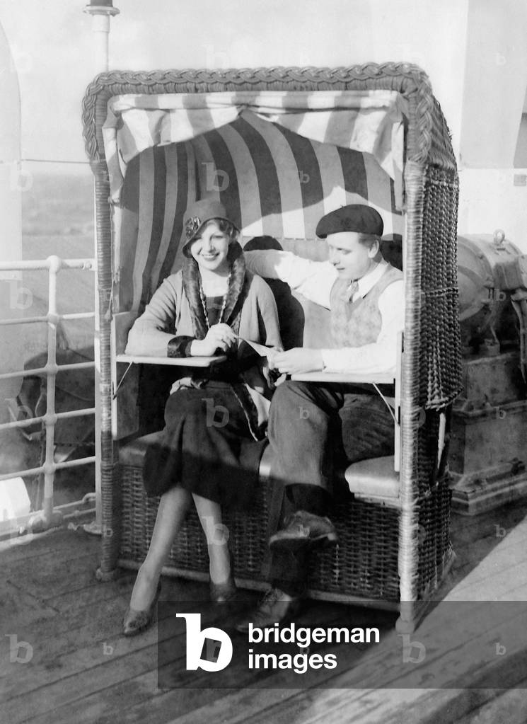 Mady Christians and Walter Slezak, 1932 (b/w photo)