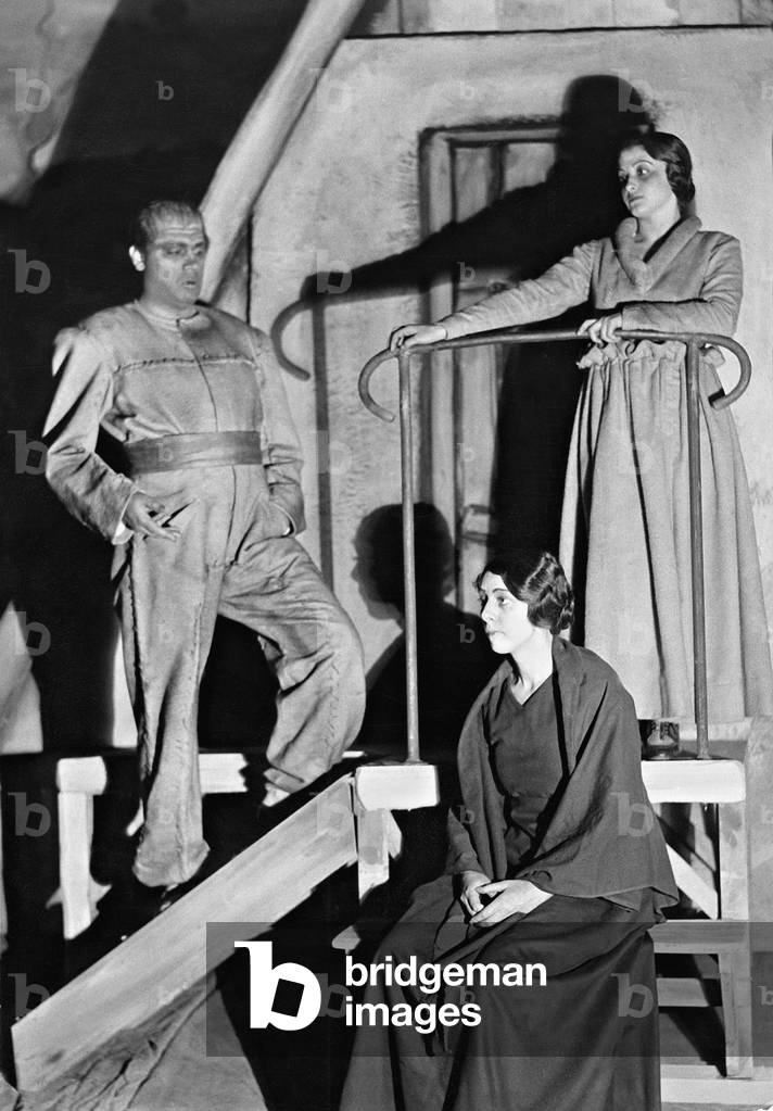 Hans Reinmar, Mueller and Eisinger in 'The Pledge', 1932 (b/w photo)