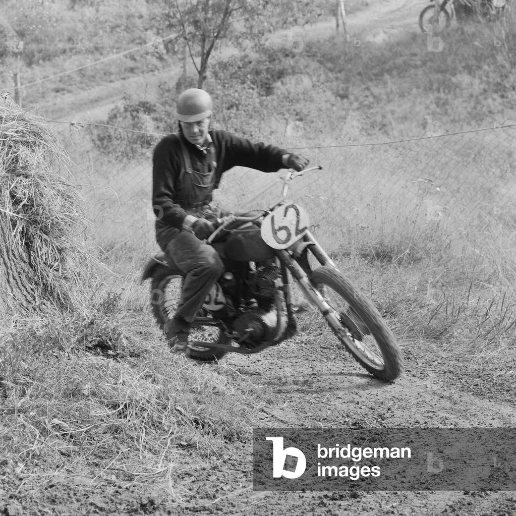 Motocross, 1963 (b/w photo)