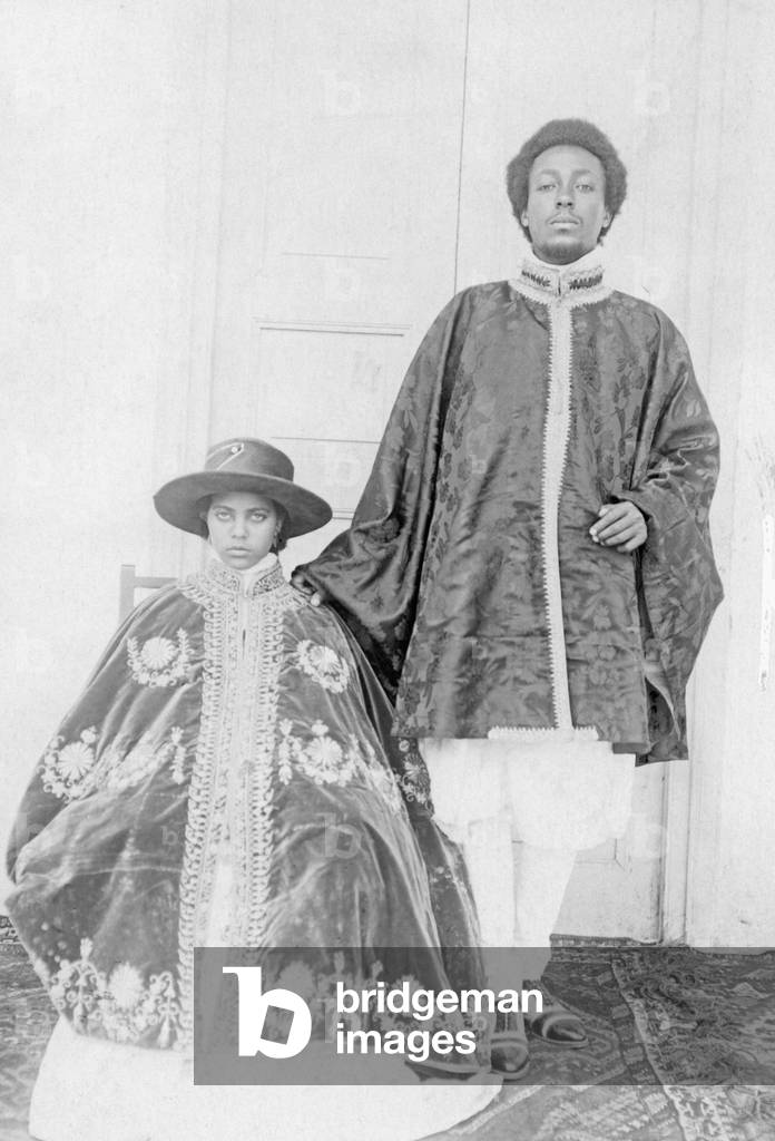 Nanny in Ethiopia, 1927 (b/w photo)