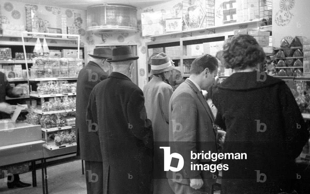 Ludwig Erhard in Bonn, 1964 (b/w photo)