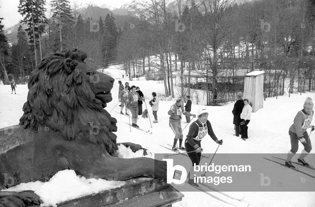 Koenig-Ludwig-Lauf, 1974 (b/w photo)