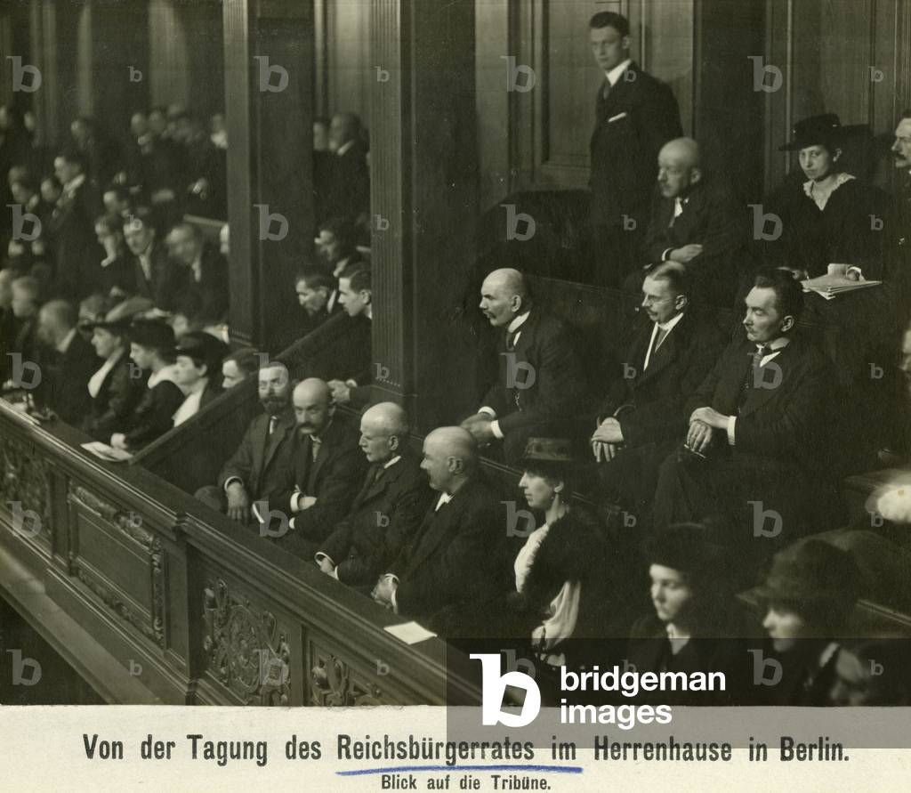 Meeting of the Reichsbuergerrat (Reich Citizen Council), 1919