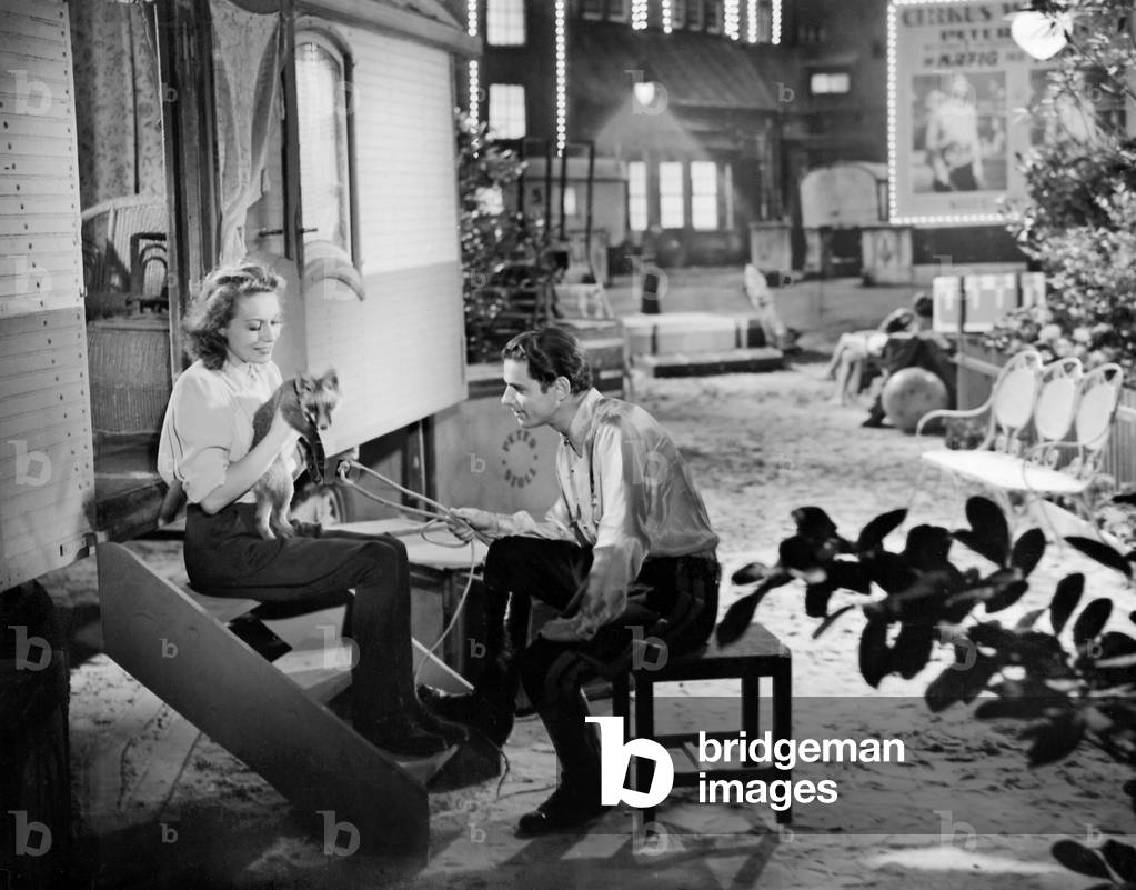 Leny Marenbach and Rudolf Prack in 'Die grosse Nummer', 1943 (b/w photo)