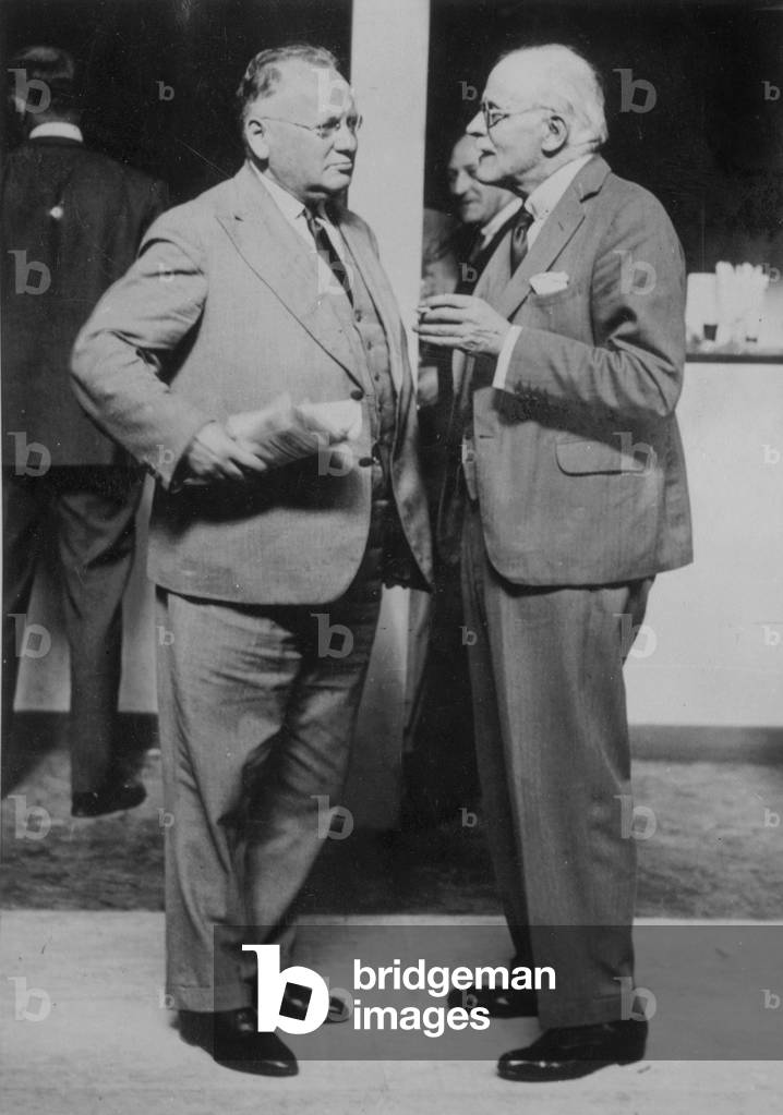 Maxim Litvinov at the Conference on Disarmament in Geneva, 1932 (b/w photo)