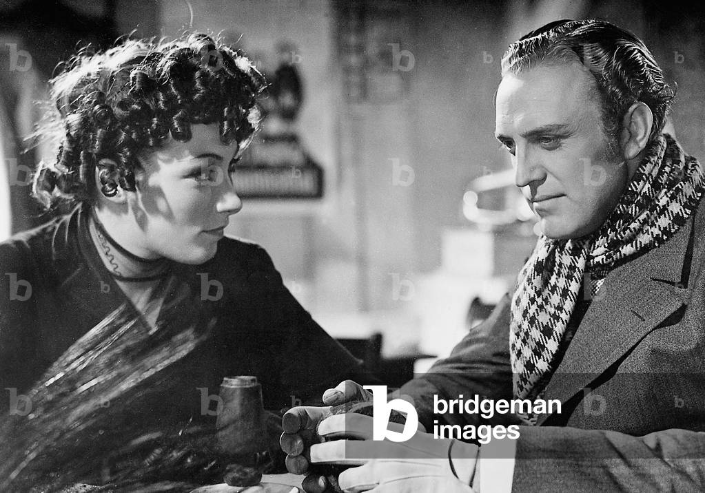 Brigitte Horney and Werner Fuetterer in 'Goal in the Clouds', 1938 (b/w photo)