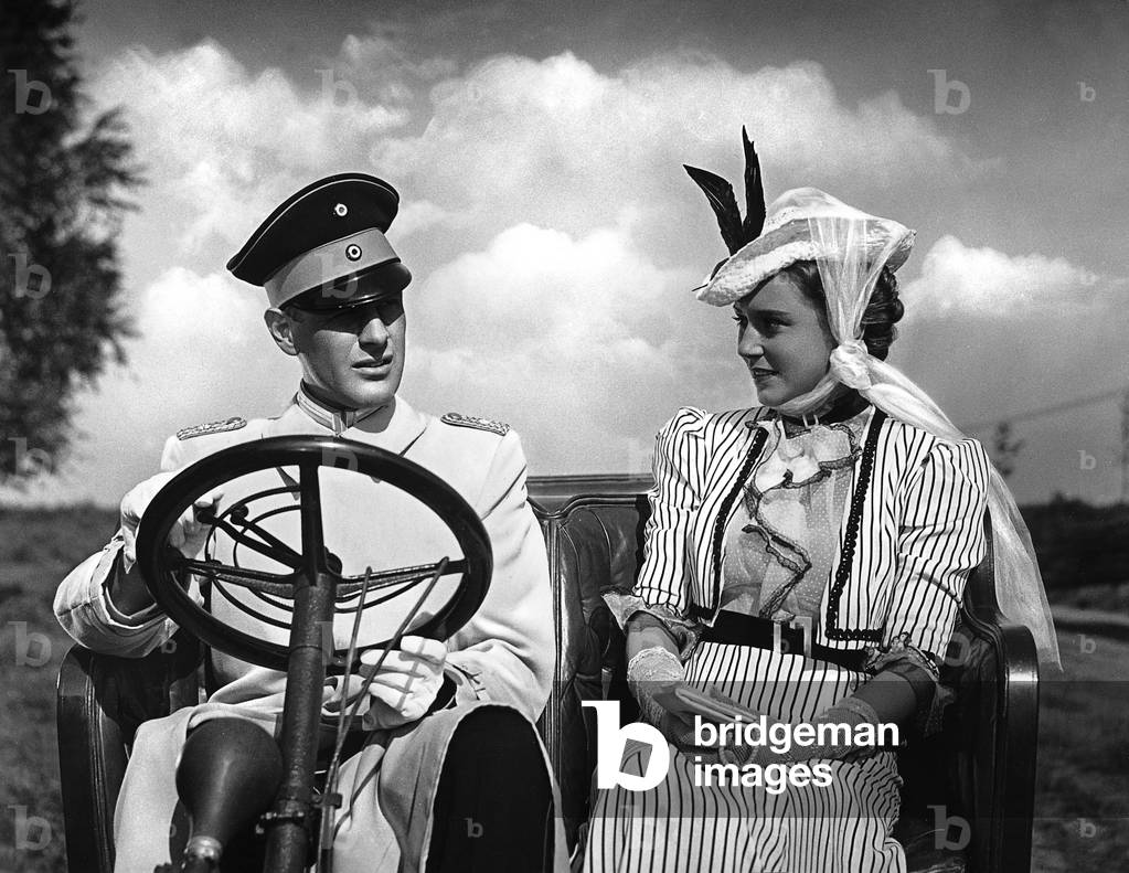 Leny Marenbach in 'Goal in the Clouds', 1938 (b/w photo)