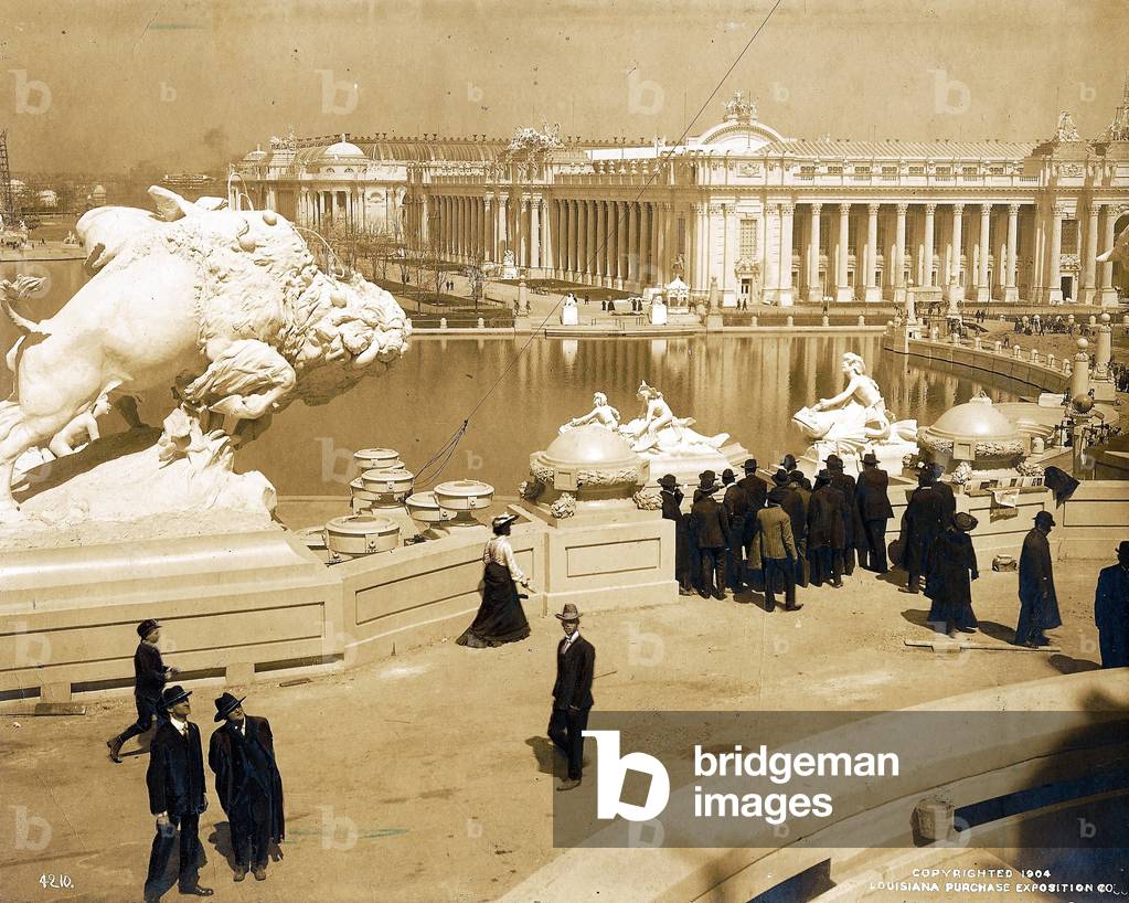 World Exhibition in St. Louis, 1904 (b/w photo)