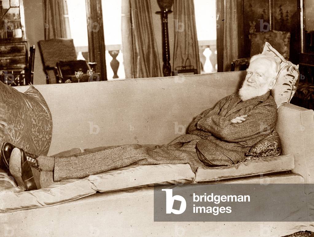 George Bernard Shaw (b/w photo)