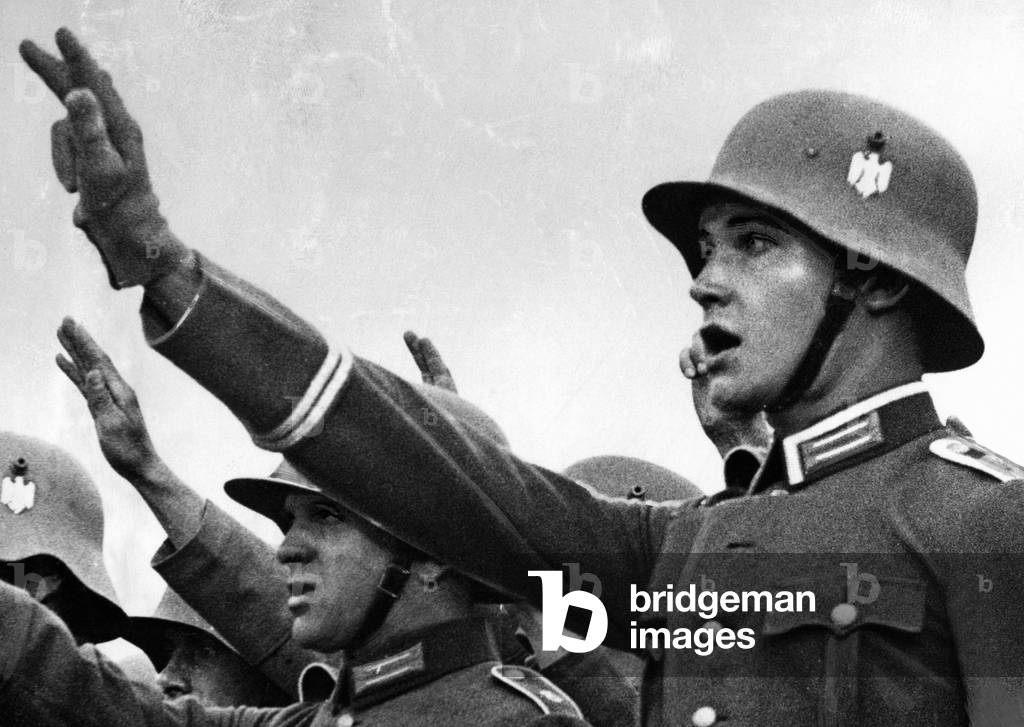 Swearing-in of soldiers of the Wehrmacht in the early 1930s