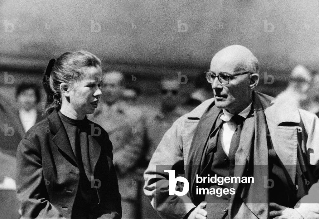 Erich Engel and Hanne Hiob (b/w photo)