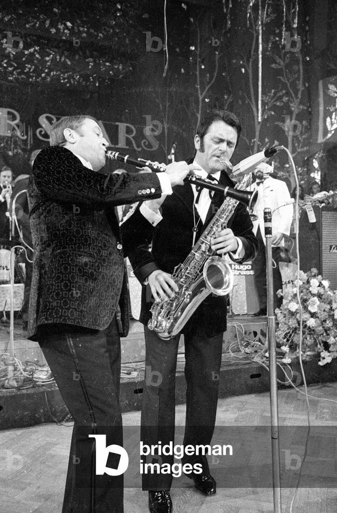 Film Ball Munich 1971 (b/w photo)