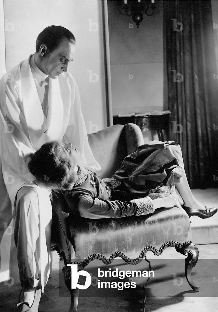 Conrad Veidt and Else Eckersberg, 1930 (b/w photo)