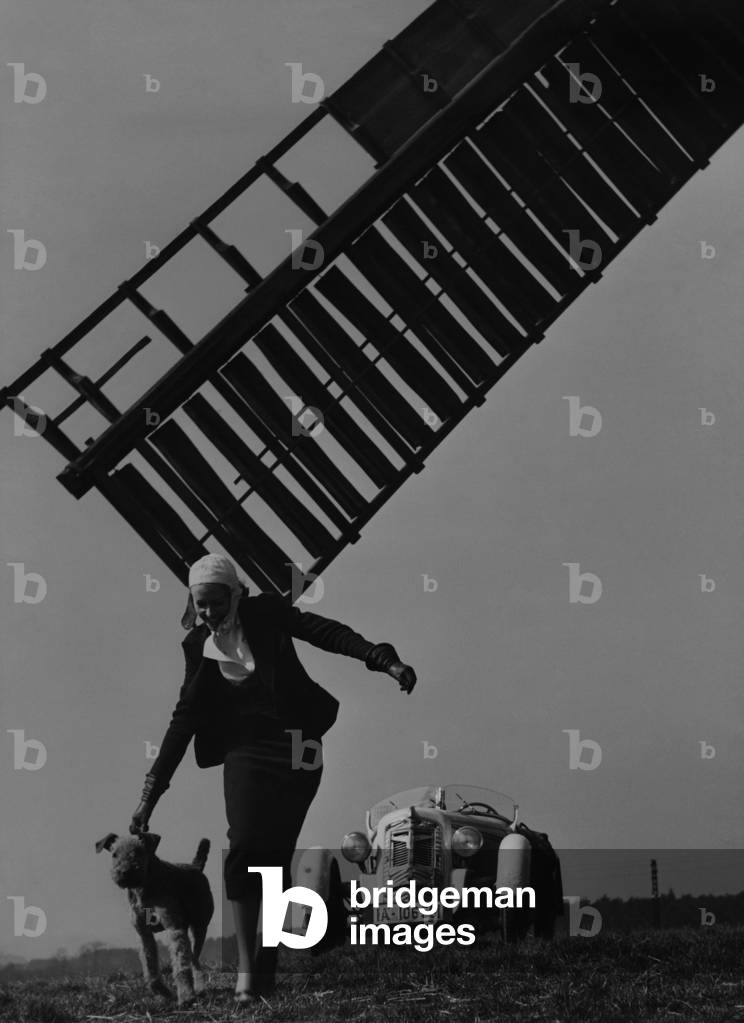 Trip to the country, 1936 (b/w photo)