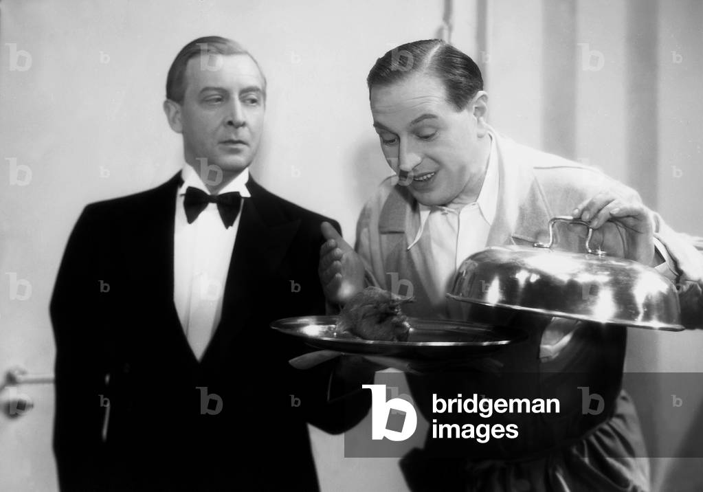 Fritz Odemar and Anton Pointner in 'Miss woman', 1934 (b/w photo)