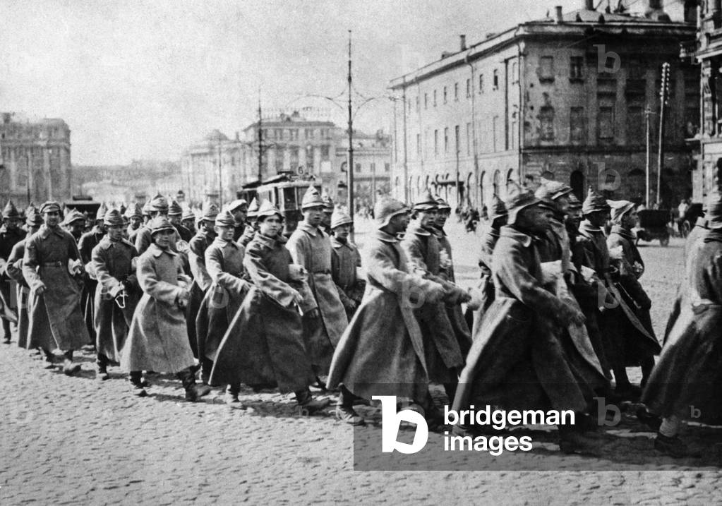 Soldiers of the Red Army in Moscow, 1919/20