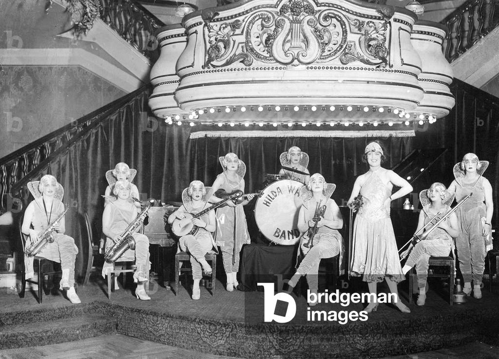 Hilda Ward's Band, 1926 (b/w photo)