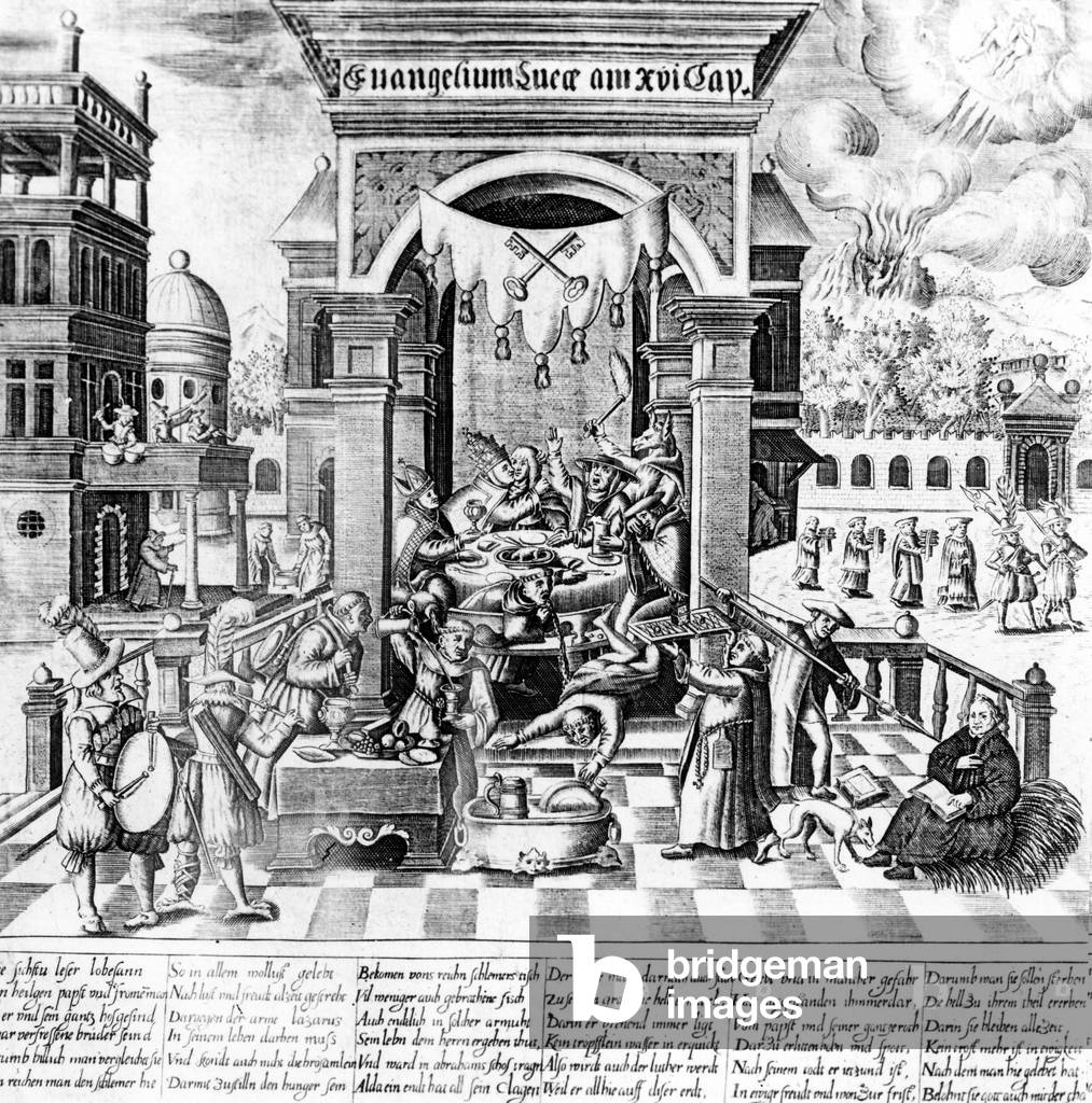 Poor man and rich Lazarus