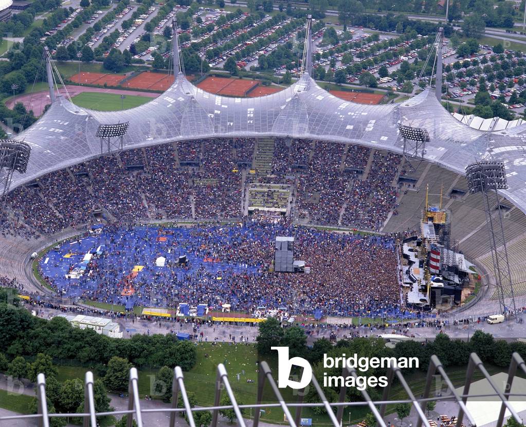 Open-Air in the Munich Olympic Stadium: Rolling Stones concert, 1995 (photo)