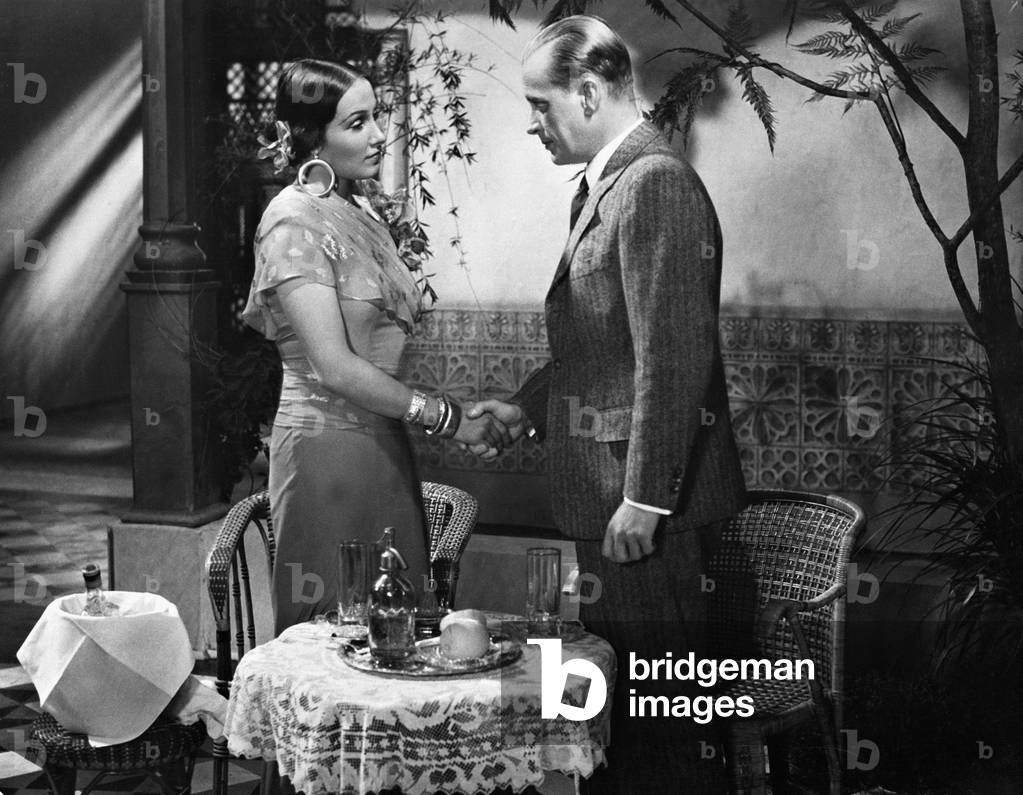 Brigitte Horney and Karl Ludwig Diehl in 'A Man Wants to Get to Germany', 1934 (b/w photo)