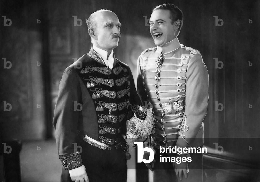 Hans Junkermann and Willy Fritsch in 'His Late Excellency', 1927 (b/w photo)