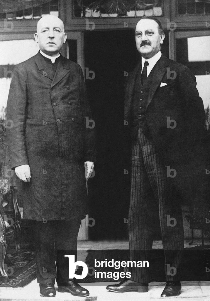 Ignaz Seipel and Karl Duffek, 1932 (b/w photo)