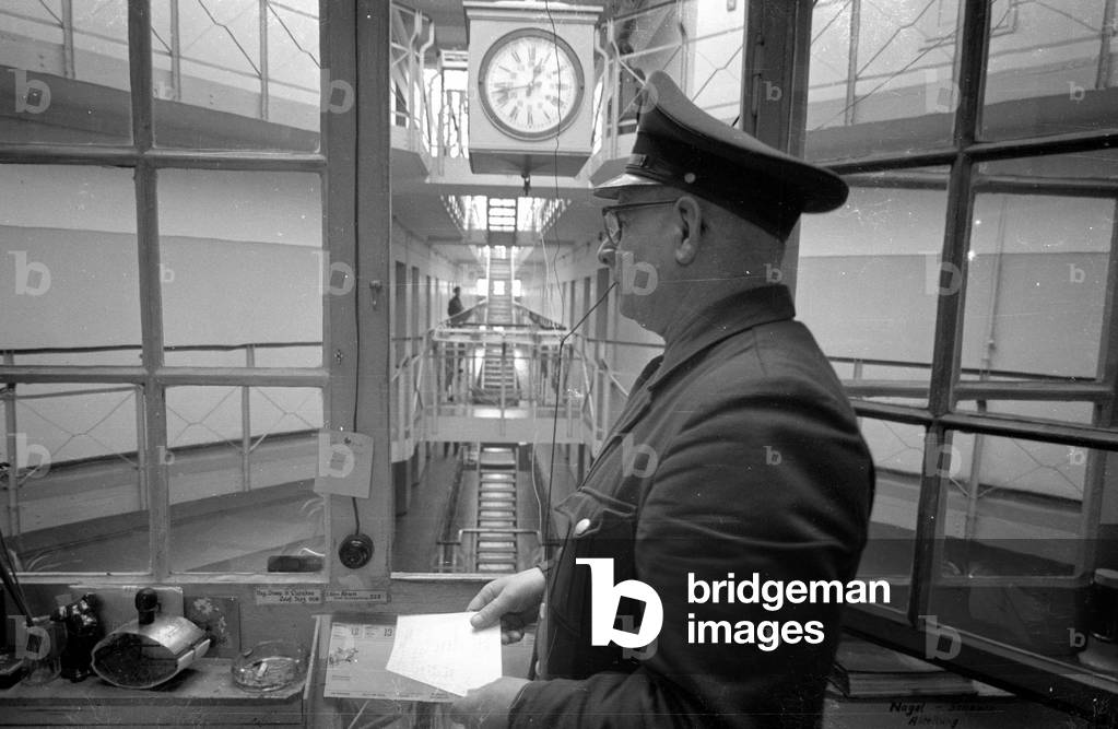 The Freiendiez penitentiary, 1961 (b/w photo)
