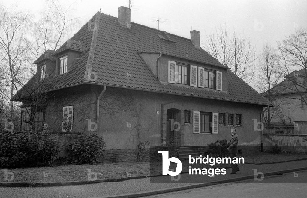 Leipzig at the time of the fair, 1960 (b/w photo)