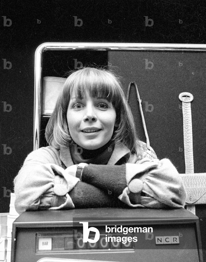 Christine Schuberth, 1974 (b/w photo)