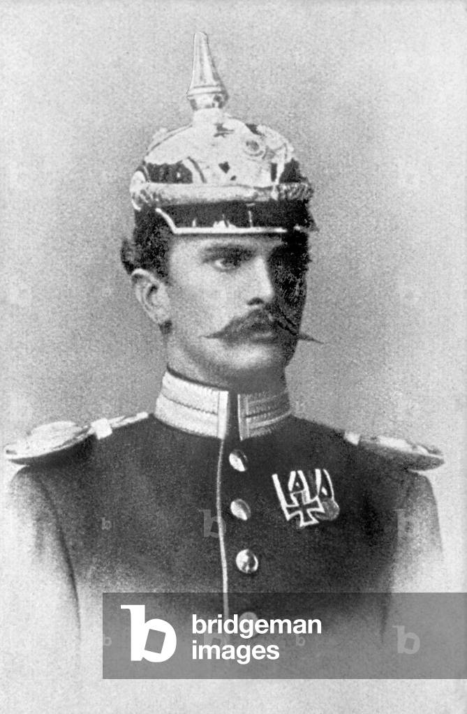 August von Mackensen, 1883 (b/w photo)