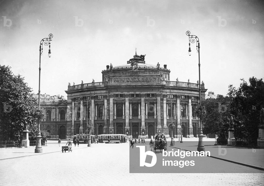 The Viennese Burgtheater, 1925 (b/w photo)