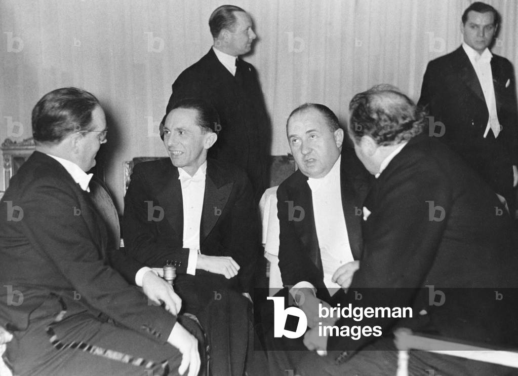 Joseph Goebbels at the Press Ball 1936