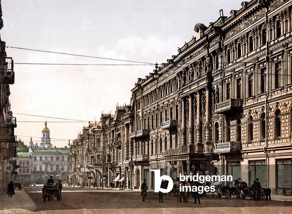 A street in Kiev, 1914 (photo)