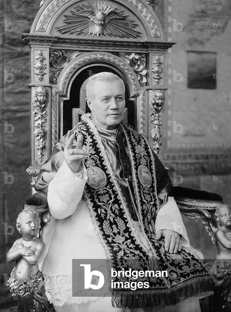 Pope Pius X, 1903 (b/w photo)