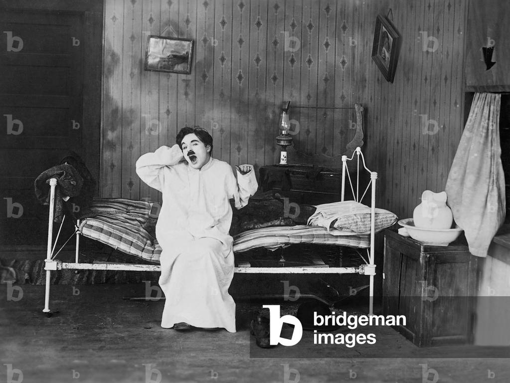 Charles Chaplin in 'Sunnyside', 1919 (b/w photo)