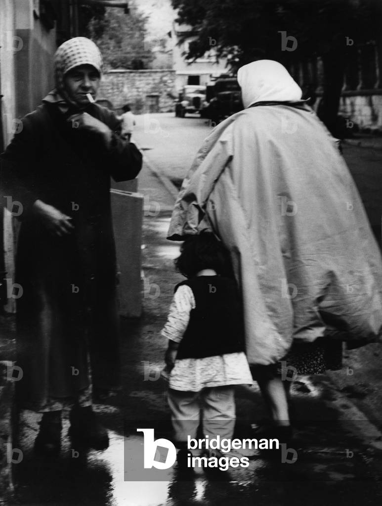 Women in Istanbul, 1965 (b/w photo)