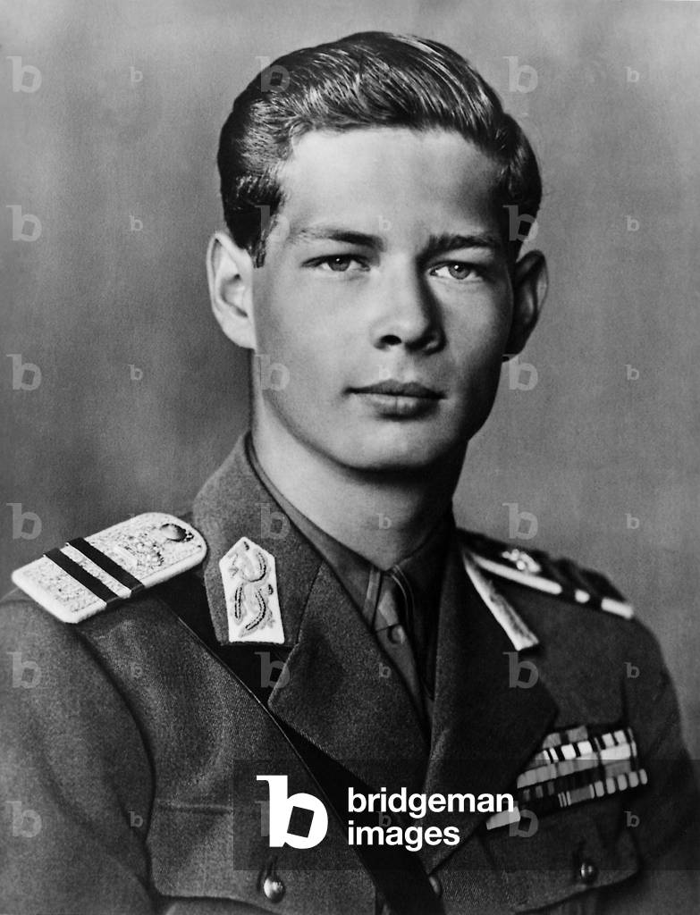 Michael I, King of Romania, 1941 (b/w photo)