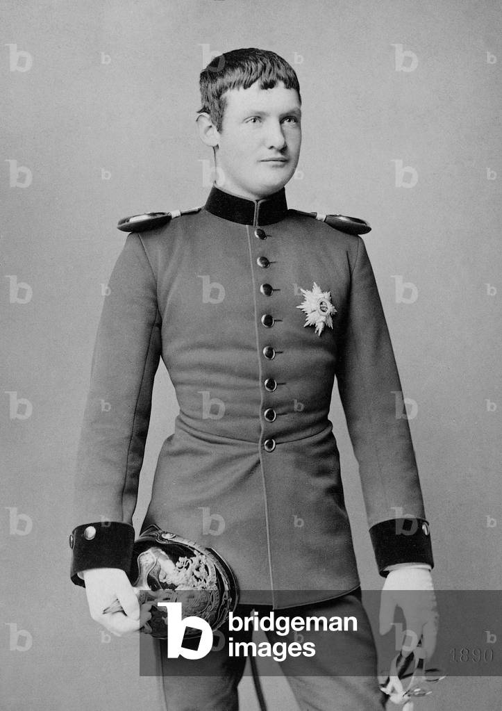 Crown Prince Rupprecht of Bavaria, 1890 (b/w photo)