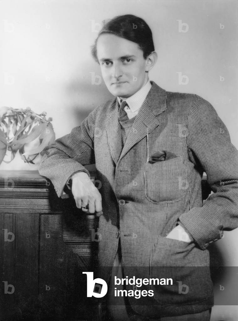Gottfried von Einem, composer, in his home, 1944 (photo)