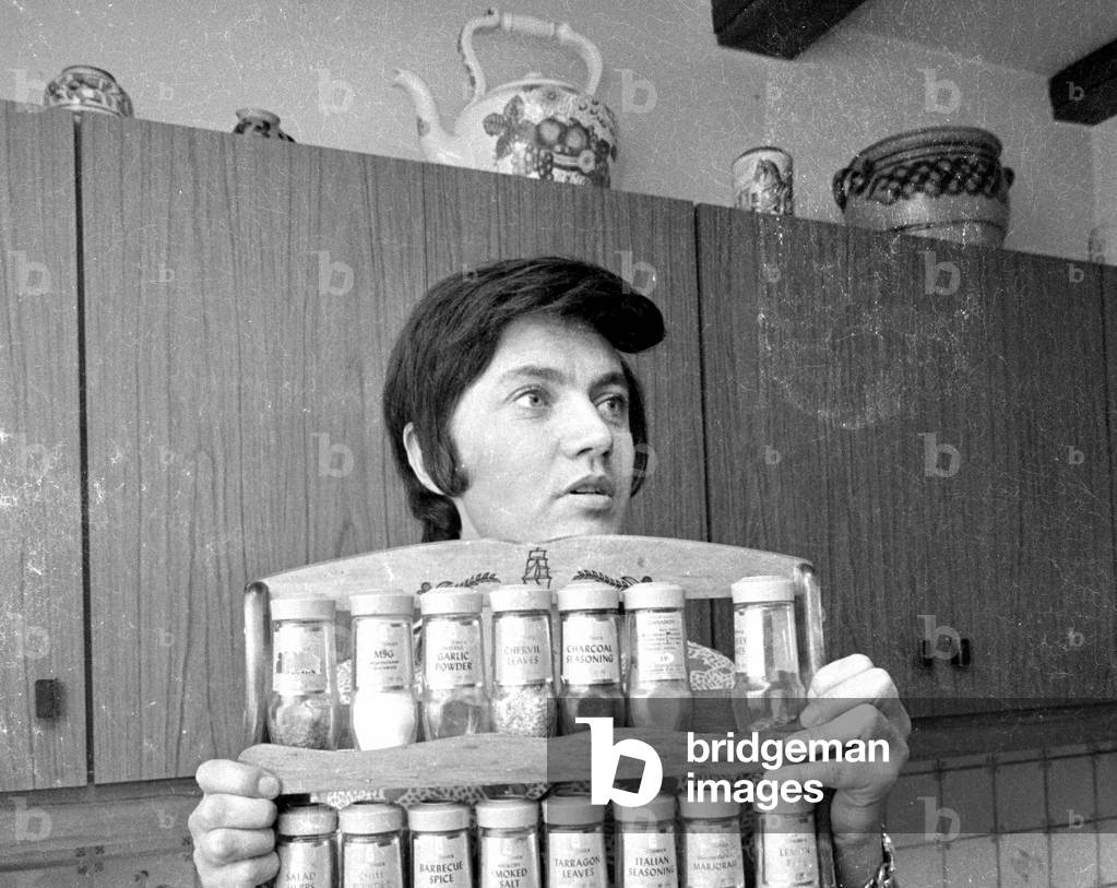 Rex Gildo, 1971 (b/w photo)