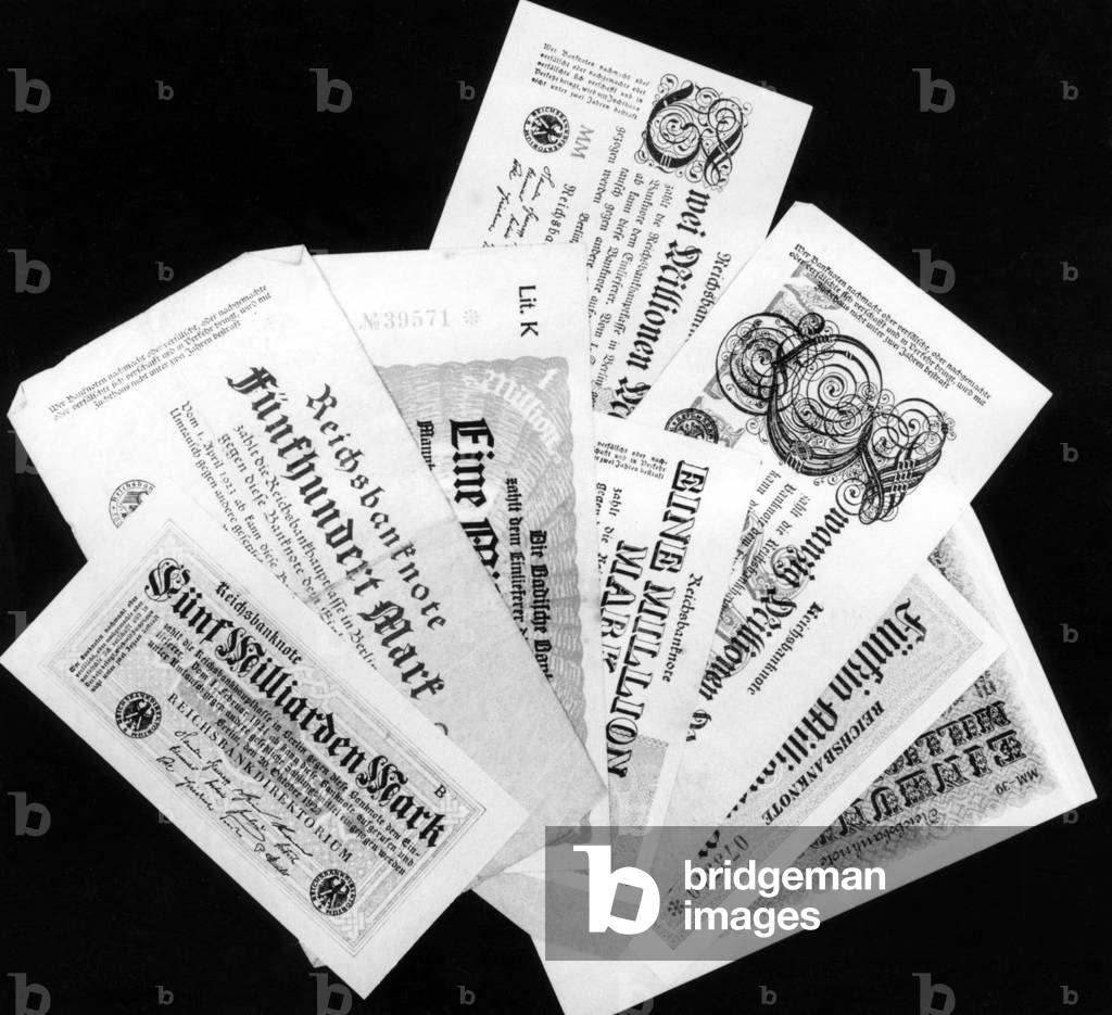 Money with high monetary value, 1923