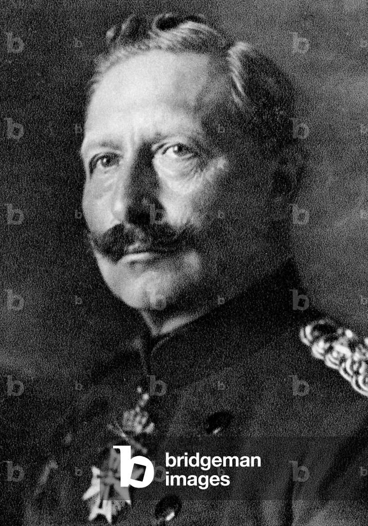 Kaiser Wilhelm II., 1914 (b/w photo)