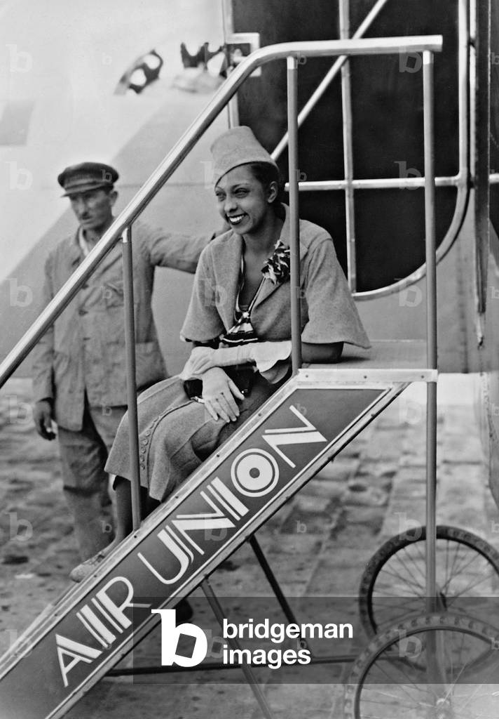 Josephine Baker, 1933 (b/w photo)