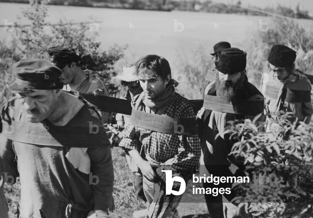 Scene from 'The Volga Boatman', 1925/1926 (b/w photo)