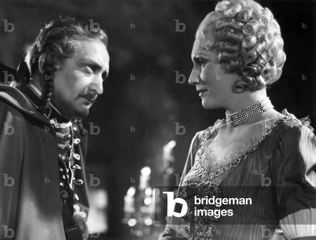 Hans Albers and Hilde Weissner in 'Trenck, der Pandur', 1940 (b/w photo)